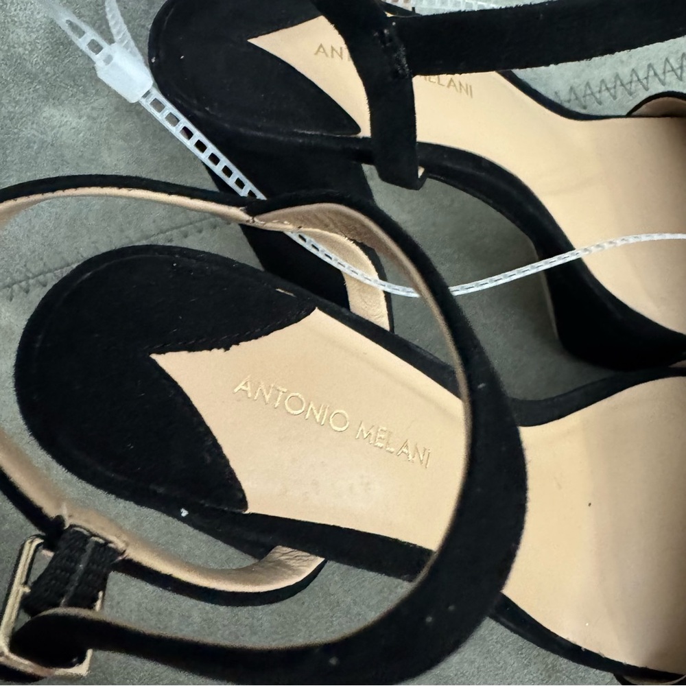 NWT Antonio Melani Seena Suede Platform Dress Sandals Sz 8 (no original box) - Picture 14 of 14